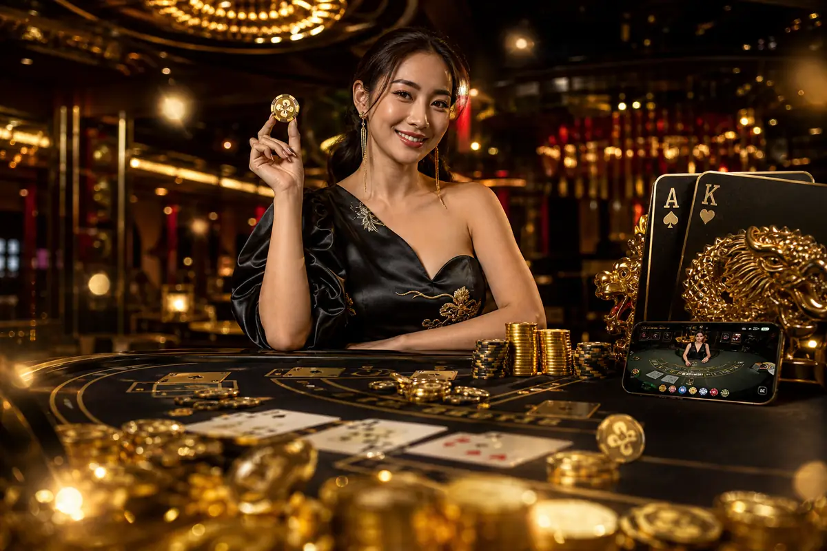 maggie8 Casino suasana meja live casino